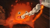 Howl's Moving Castle turned into a little beetle, Calcifer, who ate Sophie's hair, and was so beauti