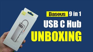 Baseus 9 in 1 USB C Hub Unboxing