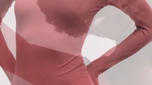 PUMIEY Women's Square Neck Long Sleeve Bodysuit Sexy Body Suit Tops Smoke Cloud Pro Collection