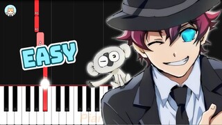 Blood Blockade Battlefront ED - "Sugar Song to Bitter Step" - EASY Piano Tutorial & Sheet Music