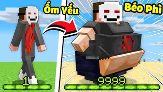 Minecraft nhưng Kinh Nghiệm = Cân Nặng