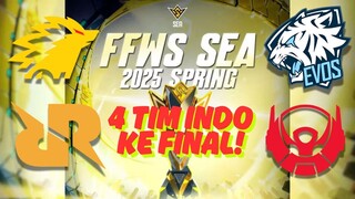 4 Tim Indonesia Siap Guncang FFWS SEA 2025! Ini Target Mereka di Grand Final!