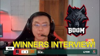 WINNERS INTERVIEW ! ( MUSHI ) BOOM VS FNATIC - SEA DPC TOUR 3 - SUMMER 2022 BTS DOTA 2