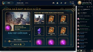 [LMHT] Chơi Lớn Tiêu 3000 RP - Mở 50 Rương Báu Vật Giới Hạn Săn Skin Hiếm Kayle Bạc Và Cái Kết...=))