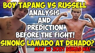 BOY TAPANG VS RUSSELL ANALYSIS AND PREDICTION BEFORE THE FIGHT TOMORROW | TEAM TAPANG VS BRUSKO BROS