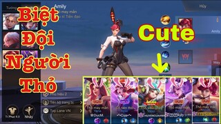 LIÊN QUÂN : Sự Cute Của Biệt Đội Người Thỏ Khiến Team Địch Bị Đốn Tim .