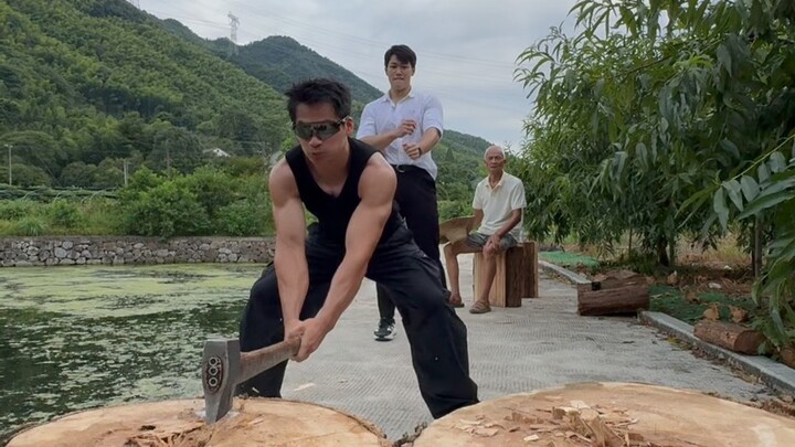 Farming Team vs. Muscle-Bound Woodcutter