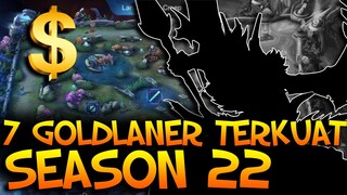 7 GOLDLANER META TERKUAT SEASON 22 Buat Push SOLO RANKED | Marksman Terbaik Mobile Legends