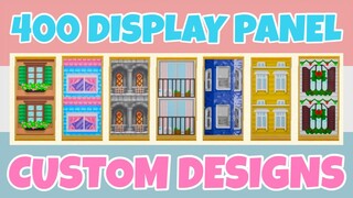 Best 400 Window Display Panel Custom Designs In Animal Crossing New Horizons (Balcony, Wall, More)