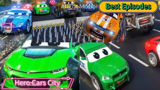 Hero Cars City Best Compilation (Episode 11)