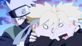 Kakashi: I beat your father like this too!