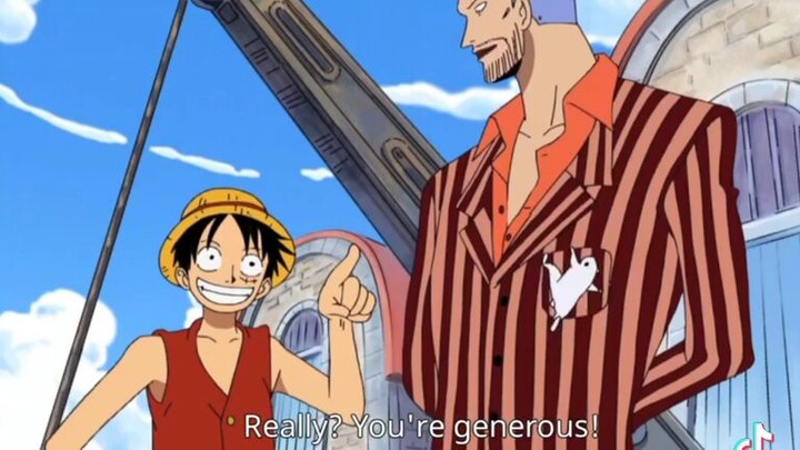 when Luffy and iceberg met HAHAHAHA