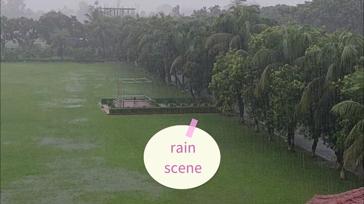 Raining