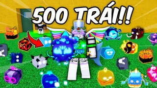 Tôi RANDOM 500 Trái Ác Quỷ Và Lấy Được KITSUNE...!? Blox Fruits