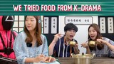 I Tried Eating Korean Food – K-Drama Food Mukbang