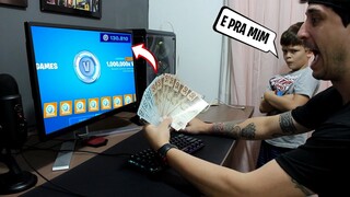 Comprei 100 Mil Vbuks e Não Dei Nada Pra Ele do Naruto no Fortnite