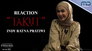 Indy Jadi Ingat Sama Kuntilanak Saat Mendegar Lagu Takut?! | Reaction OST serial Jurnal Risa