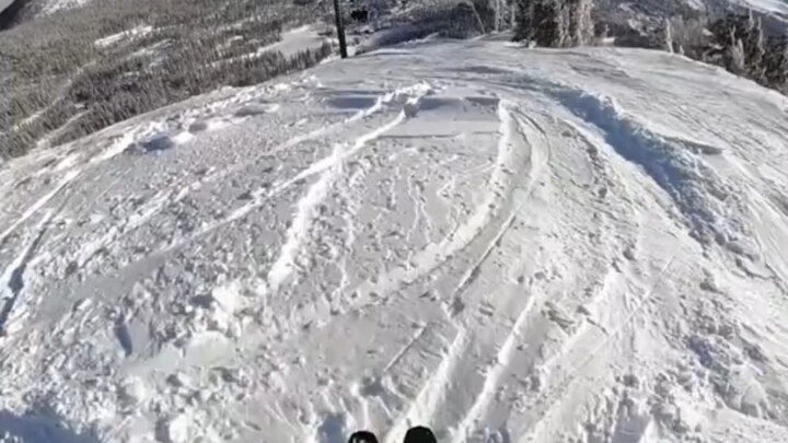 Right now, the ski resort is all mine.