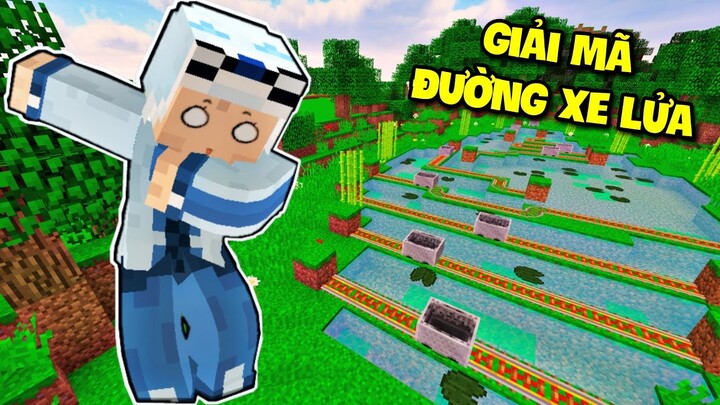 MEOWPEO THỬ THÁCH GIẢI MÃ ĐƯỜNG RAY XE LỬA SIÊU KHÓ TRONG MINI GAME MINECRAFT