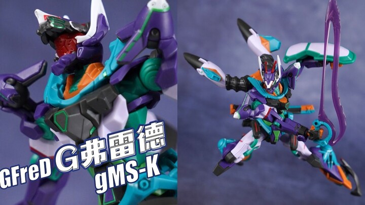 狗头EVA高达！万代 HG GFreD G 弗雷德高达 GQuuuuuuX 拼装模型【评头论足】