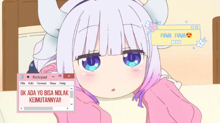 [ANICLIP_ID] Kanna oh Kanna😍😘✨ ||Kobayashi-san Chi no Maid Dragon|| Klip🎐