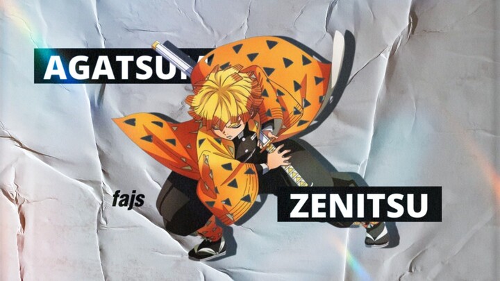 Amv zenitsu agatsuma | kimetsu no yaiba edit