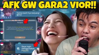 Pertama Kali NGAMBEK Karena TINGKAH VIOR SELALU MENYEBALKAN!! - Mobile Legends