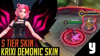 NEW SKIN: KRIXI DEMONIC QUEEN | S TIER SKIN | Arena of Valor | LiênQuânMobile | 傳說 對決 | ROV