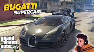 Stealing a BUGATTI SUPERCAR sa GTA 5!! (big time) | Billionaire City RP