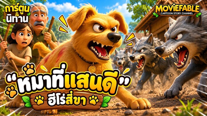 หมาที่แสนดี |  จากหมาจรจัด....สู่วีรบุรุษของหมู่บ้าน 3D animation