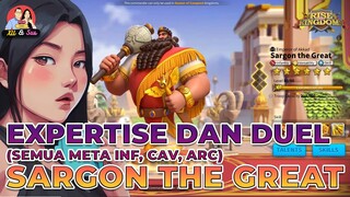 EXPERTISE DAN DUEL SARGON VS ALL META!!! (RISE OF KINGDOMS)