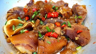 cách làm THỊT HEO QUAY KHO NƯỚC DỪA mềm ngọt thơm ngon - món ngon dễ làm