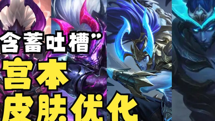 “Penilaian yang bersifat tersirat” terhadap optimasi skin Miyamoto Musashi