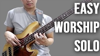 Learn this EASY BASS SOLO in Worship