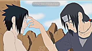 Itachi sau khi sang thế giới bên kia.