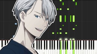 Yuri!!! On Ice Opening - History Maker (Piano Tutorial)