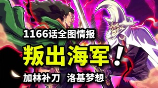 วันพีซ ตอนที่ 1166 ภาพเต็ม: ดราก้อนและคาปูโตะแยกทางกัน! กษัตริย์ยักษ์ยอมจำนนต่อรัฐบาลโลก! การินฆ่าล็