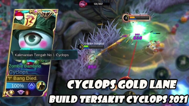 INI DIA BUILD & ITEM CYCLOPS TERSAKIT ! TIPS & TRIK TOP GLOBAL CYCLOPS ! - MOBILE LEGENDS