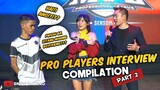 PRO PLAYERS INTERVIEW COMPILATION PART 2 | SNIPE GAMING TV