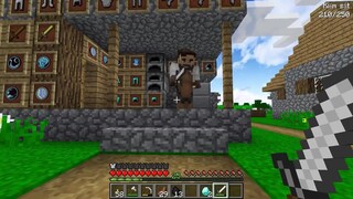 HEBI THỬ THÁCH CHẾ TẠO THANH GƯƠM  DIỆT QUỶ TRONG MINECRAFT_PANDA SỞ HỮU SỨC MẠN