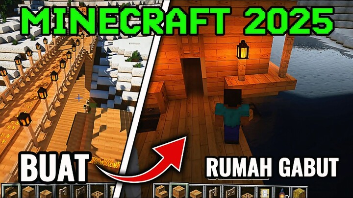 Main MINECRAFT Di 2025 •√ Buat Rumah Di Bawah Jembatan 😋