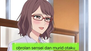 #KompetisiKreasiUnggahan3 , ketika sensei dan muridnya sama2 otaku