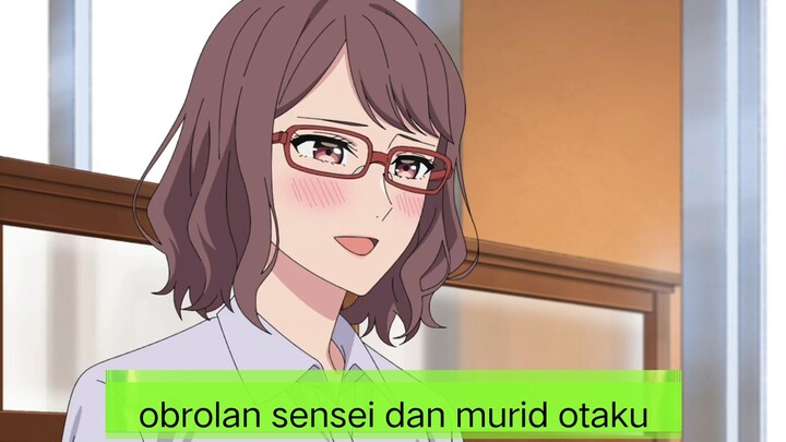 #KompetisiKreasiUnggahan3 , ketika sensei dan muridnya sama2 otaku
