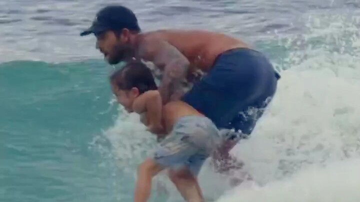 Thrilling & fun water sports—and the coolest dad ever!