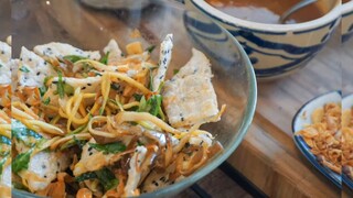 Bánh đa trộn chay