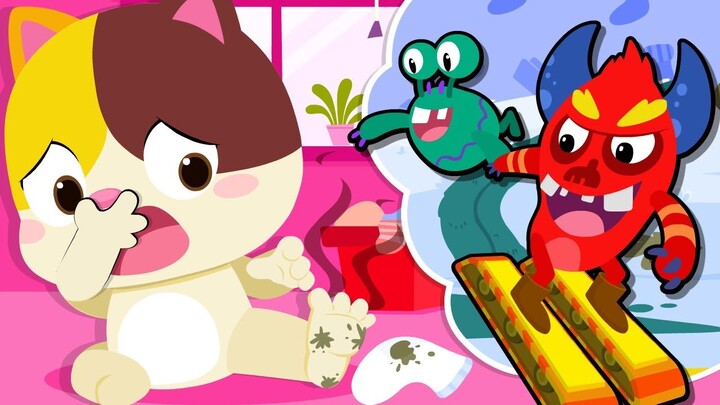 Si lucu Hank | Pentingnya Menjaga Kebersihan | Lagu Anak-anak | Bahasa Indonesia | BabyBus
