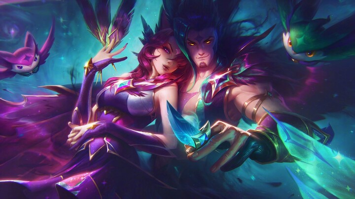 [LOL/Sweet Xiangyu Dog/Luoxia couple lines Xiang] I am lucky to have you in Sansheng