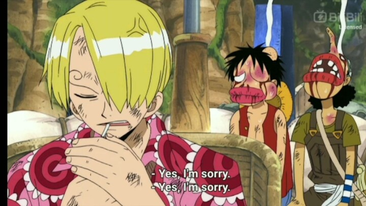 Luffy'sanji'yussop'funnest moment in skypiea👌😂💯