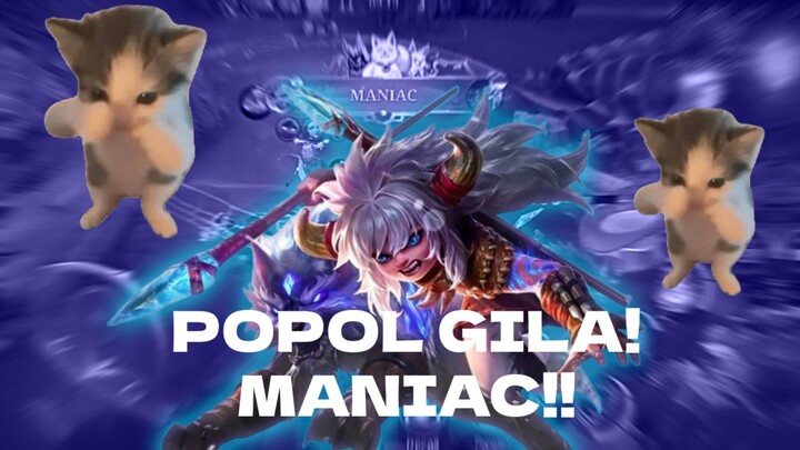 Popol&kupa bikin musuh nangis😭(MANIAC)