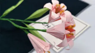 Paper folding|Tutorial|Lily of 6 pieces
